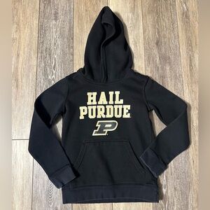 Black Purdue Kids Youth Unisex Hoodie